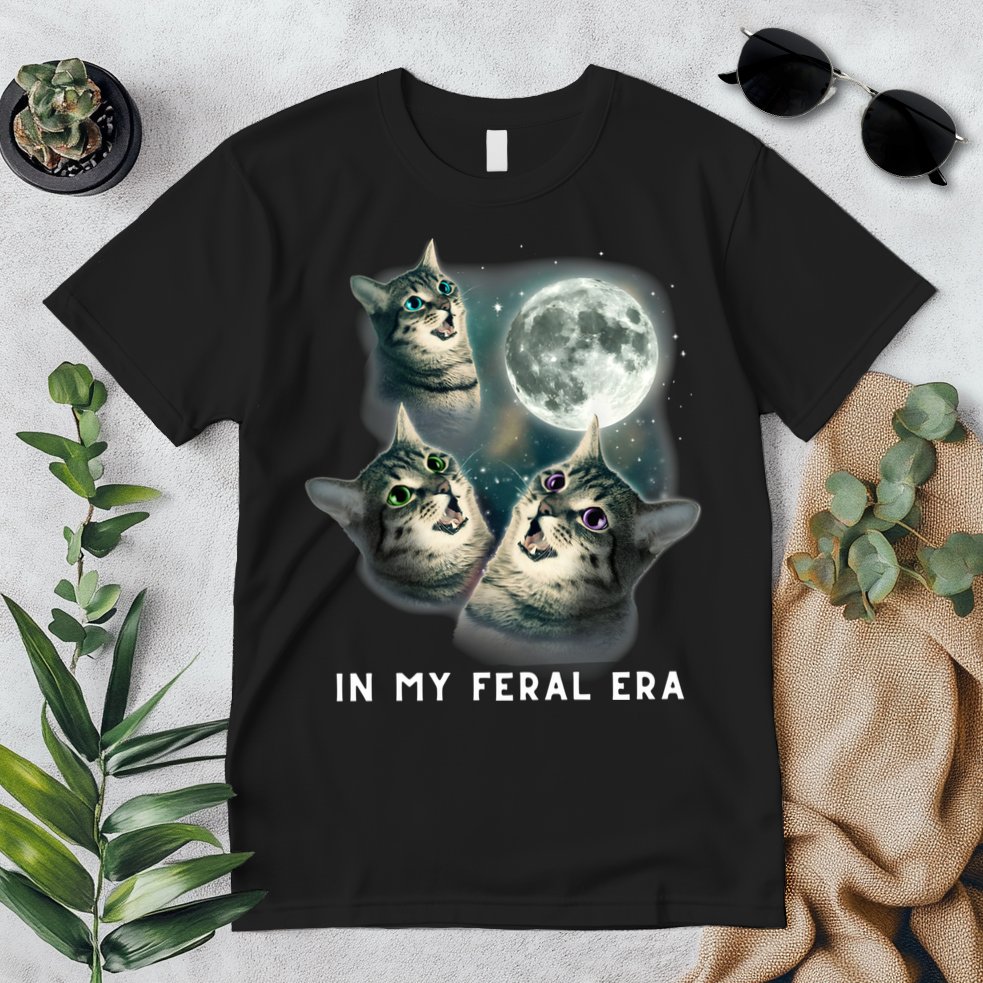 In My Feral Era Cat Premium T-Shirt