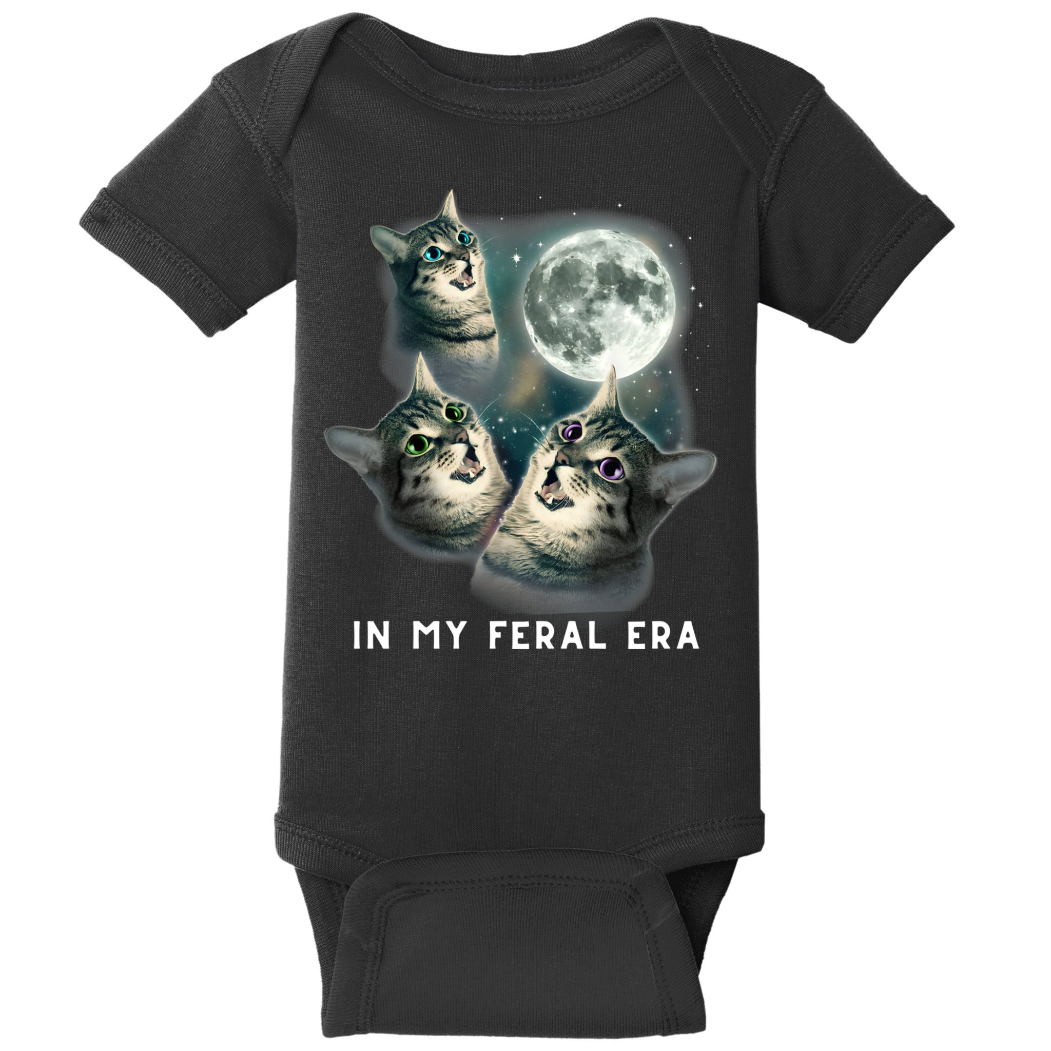 In My Feral Era Cat Baby Bodysuit