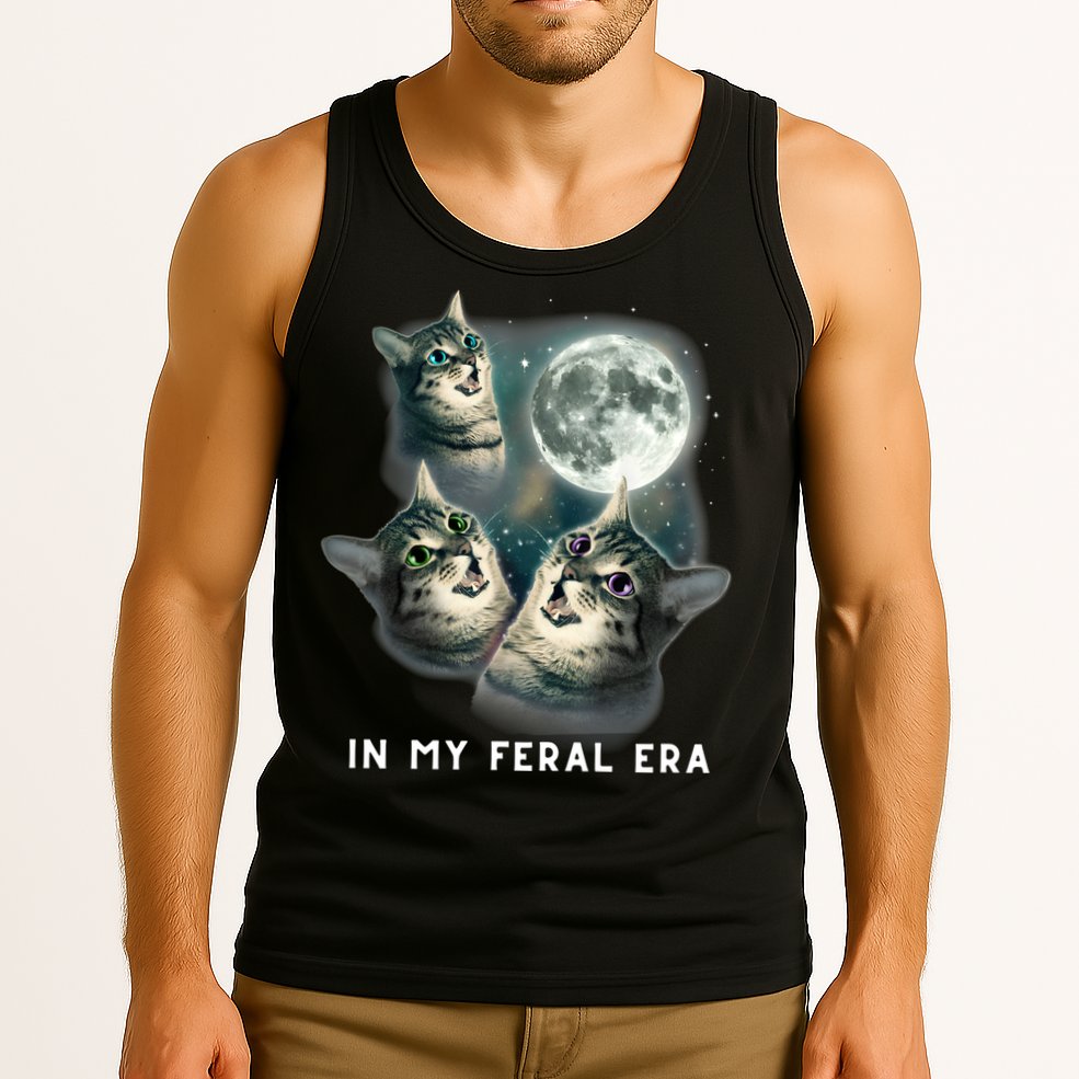 In My Feral Era Cat Tank Top