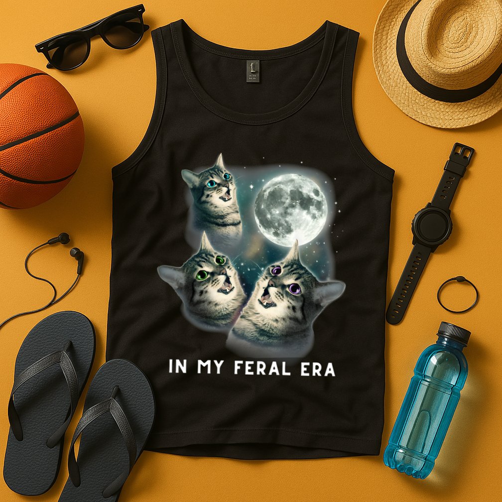 In My Feral Era Cat Tank Top