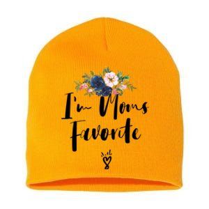 Im Moms Favorite Cute Gift Short Acrylic Beanie