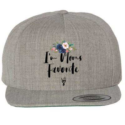 Im Moms Favorite Cute Gift Wool Snapback Cap