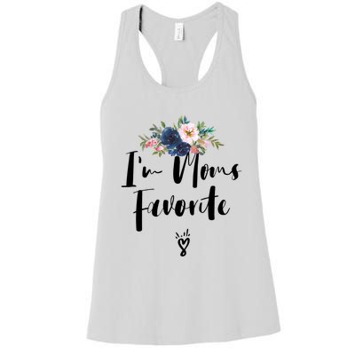 Im Moms Favorite Cute Gift Women's Racerback Tank