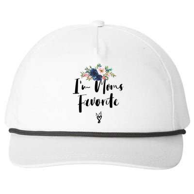 Im Moms Favorite Cute Gift Snapback Five-Panel Rope Hat