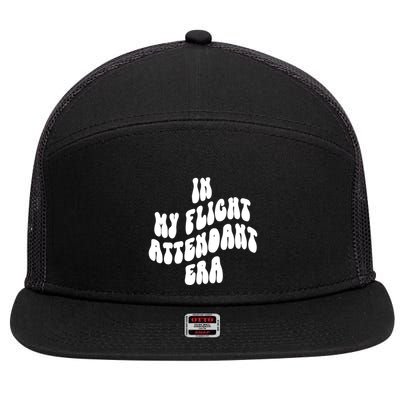 In My Flight Attendant Era 7 Panel Mesh Trucker Snapback Hat