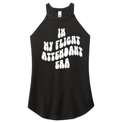 In My Flight Attendant Era Women’s Perfect Tri Rocker Tank