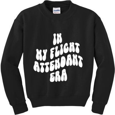 In My Flight Attendant Era Kids Sweatshirt
