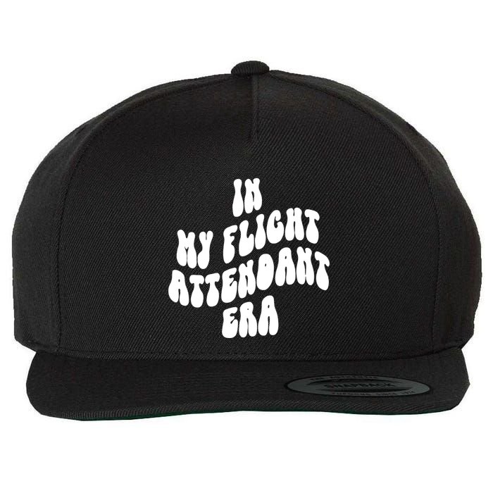 In My Flight Attendant Era Wool Snapback Cap