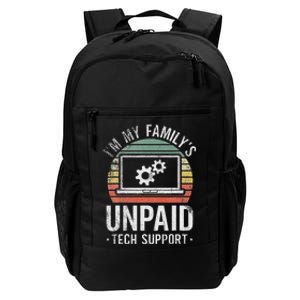 IM My FamilyS Unpaid Tech Support Funny Computer Engineer Daily Commute Backpack