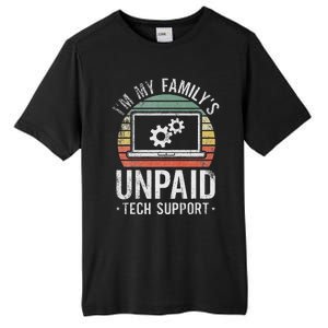 IM My FamilyS Unpaid Tech Support Funny Computer Engineer Tall Fusion ChromaSoft Performance T-Shirt