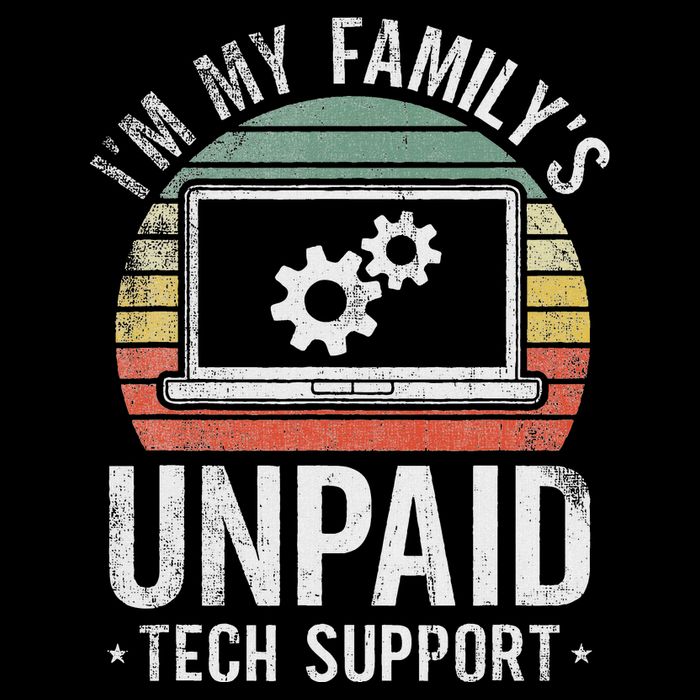 IM My FamilyS Unpaid Tech Support Funny Computer Engineer Drawstring Bag
