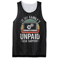 IM My FamilyS Unpaid Tech Support Funny Computer Engineer Mesh Reversible Basketball Jersey Tank