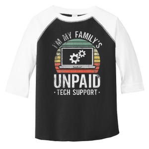 IM My FamilyS Unpaid Tech Support Funny Computer Engineer Toddler Fine Jersey T-Shirt