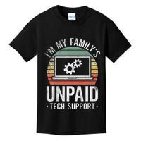 IM My FamilyS Unpaid Tech Support Funny Computer Engineer Kids T-Shirt