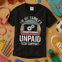 IM My FamilyS Unpaid Tech Support Funny Computer Engineer Kids T-Shirt