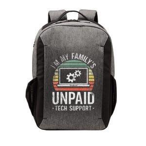 IM My FamilyS Unpaid Tech Support Funny Computer Engineer Vector Backpack