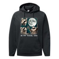 In My Feral Era Raccoon Performance Fleece Hoodie