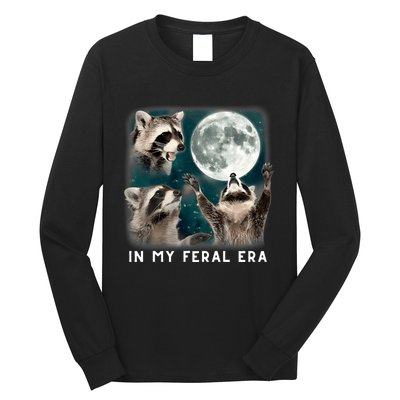 In My Feral Era Raccoon Long Sleeve Shirt