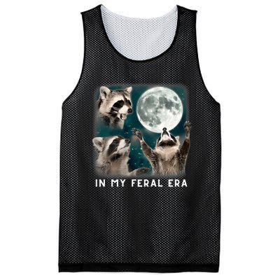 In My Feral Era Raccoon Mesh Reversible Basketball Jersey Tank