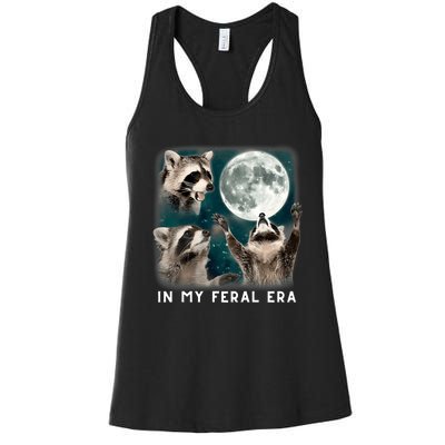 In My Feral Era Raccoon Women's Racerback Tank