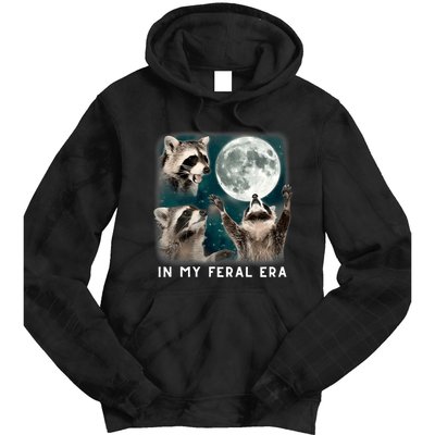 In My Feral Era Raccoon Tie Dye Hoodie