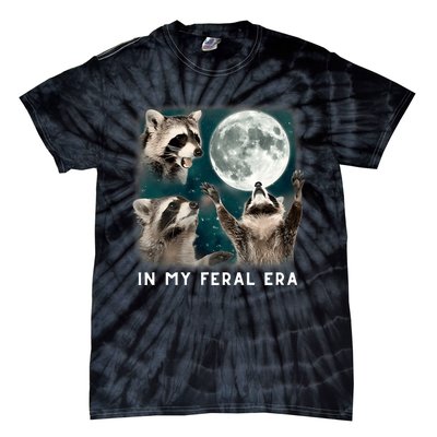 In My Feral Era Raccoon Tie-Dye T-Shirt