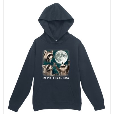 In My Feral Era Raccoon Urban Pullover Hoodie