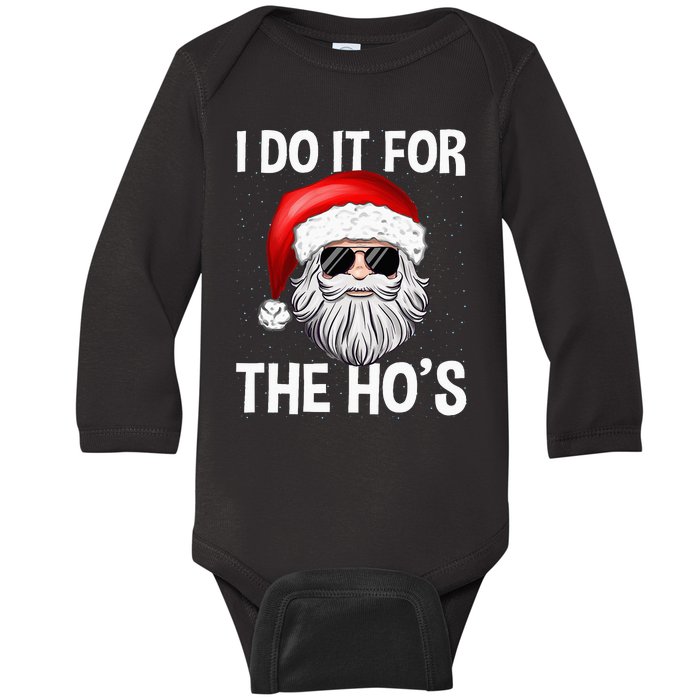 Ich Machs FüR Die HoS Santa Man Christmas Baby Long Sleeve Bodysuit