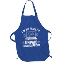IM My FamilyS Unpaid Tech Support Full-Length Apron With Pockets