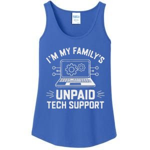 IM My FamilyS Unpaid Tech Support Ladies Essential Tank