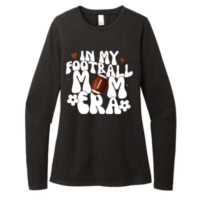 In My Football Mom Era Hearts Womens CVC Long Sleeve Shirt