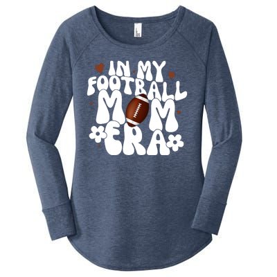 In My Football Mom Era Hearts Women's Perfect Tri Tunic Long Sleeve Shirt