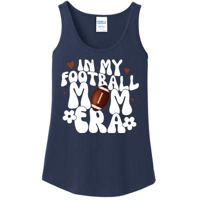 In My Football Mom Era Hearts Ladies Essential Tank