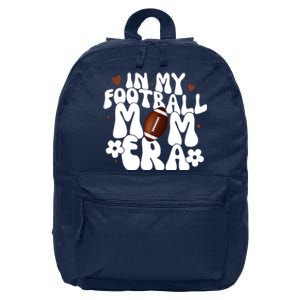 In My Football Mom Era Hearts 16 in Basic Backpack