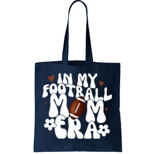 In My Football Mom Era Hearts Tote Bag