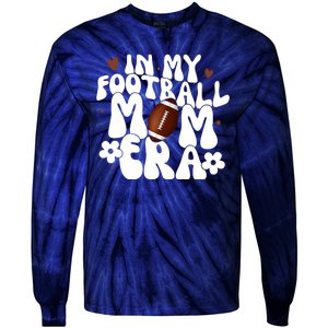 In My Football Mom Era Hearts Tie-Dye Long Sleeve Shirt