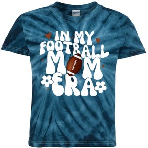 In My Football Mom Era Hearts Kids Tie-Dye T-Shirt