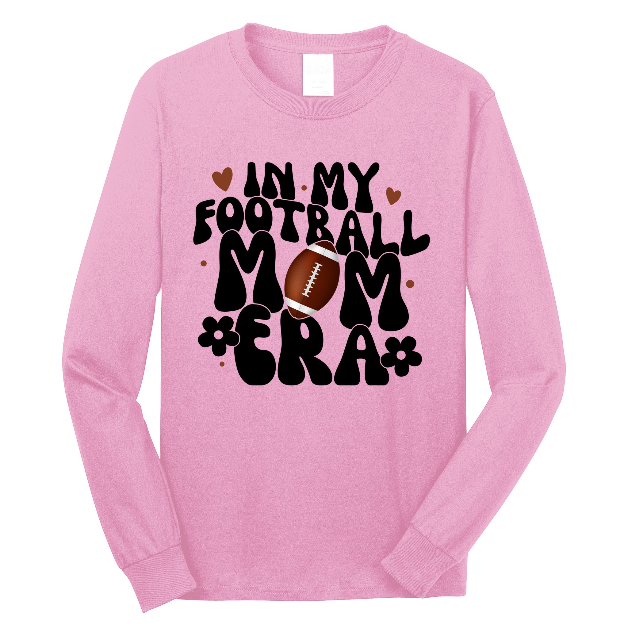 In My Football Mom Era Hearts Long Sleeve Shirt
