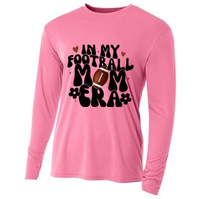 In My Football Mom Era Hearts Cooling Performance Long Sleeve Crew