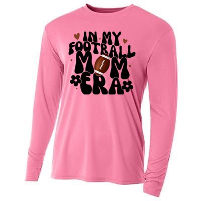 In My Football Mom Era Hearts Cooling Performance Long Sleeve Crew