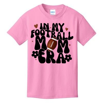 In My Football Mom Era Hearts Kids T-Shirt