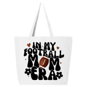 In My Football Mom Era Hearts 25L Jumbo Tote