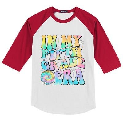 In My Fifth Grade Era 5th Grade Girl Teacher Back To School Gift Kids Colorblock Raglan Jersey