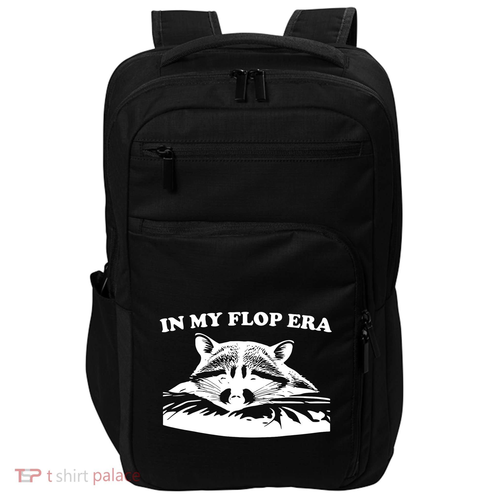 In My Flop Era Raccoon Impact Tech Backpack
