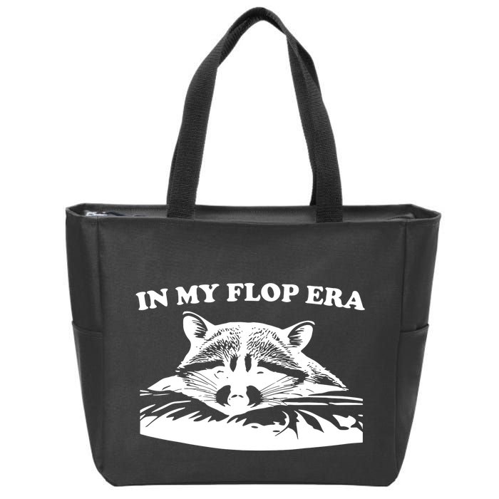 In My Flop Era Raccoon Zip Tote Bag