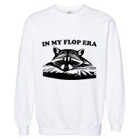 In My Flop Era Raccoon Garment-Dyed Sweatshirt