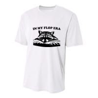 In My Flop Era Raccoon Youth Performance Sprint T-Shirt