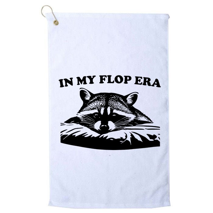 In My Flop Era Raccoon Golf Towel