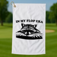 In My Flop Era Raccoon Golf Towel