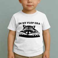 In My Flop Era Raccoon Toddler T-Shirt